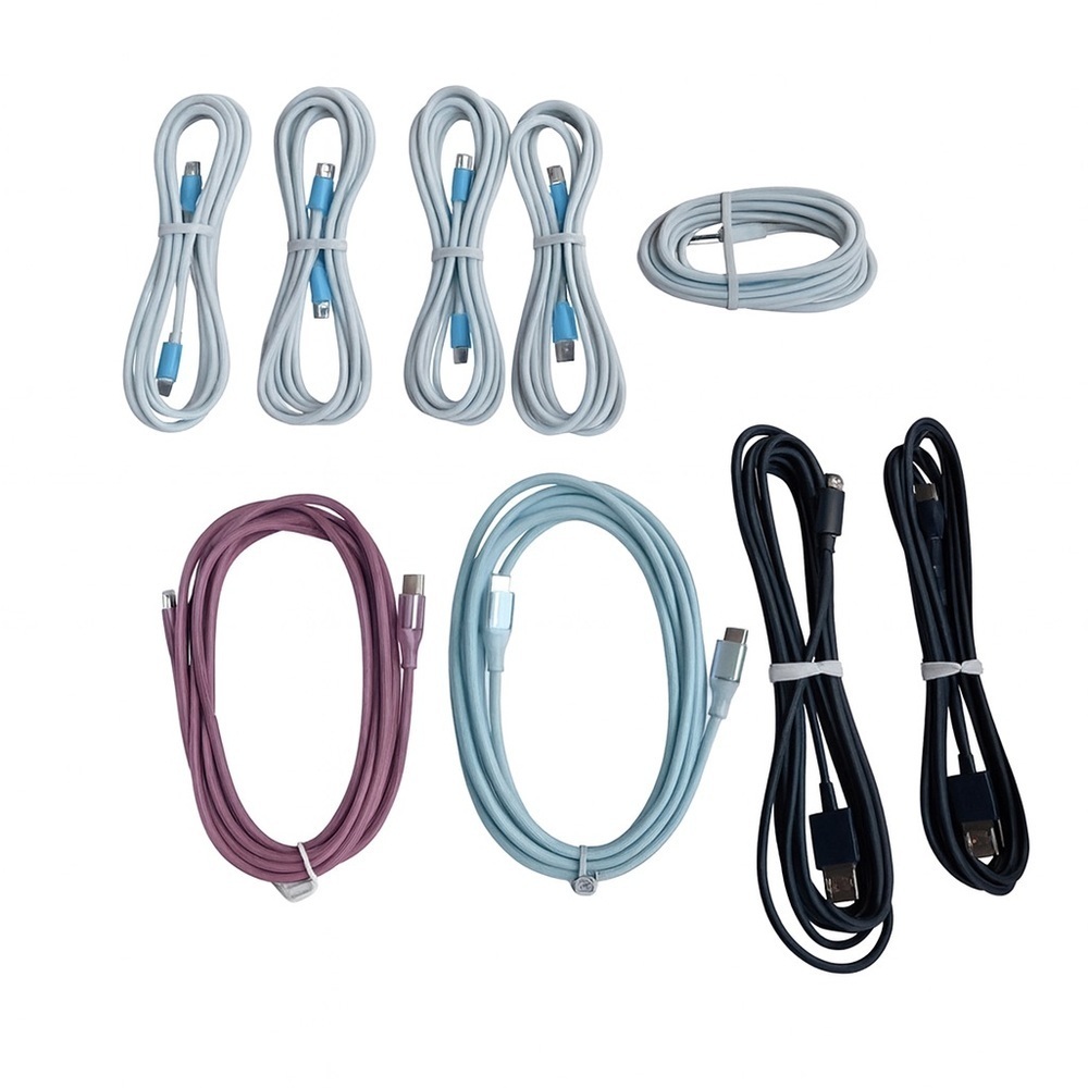 9-Pack iPhone Lightning Charging Cables 5–6 Ft iPhone 6–14 Compatible Brand New